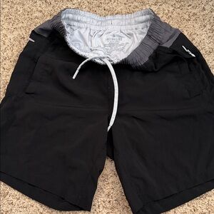 Black Athletic Shorts with Drawstring freeballers by Meriplex Appeal